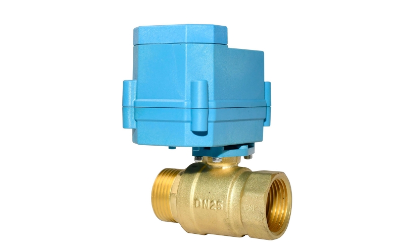 Lorawan Remote control Electric Valve 2 Way Brass with manual override